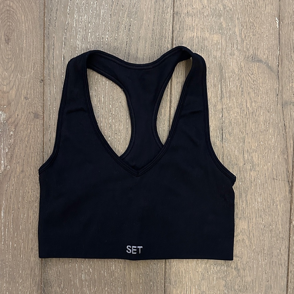 Set Active Ribbed Racerback Bra - image 1